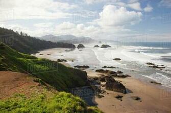 Oregon Coast Ecola State Park Crescent Beach Cannon