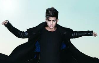 Wallpaper White Style Black Adam Lambert Image For Desktop