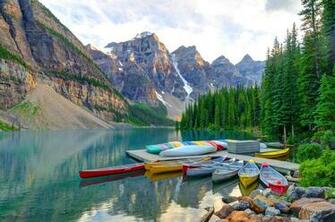 Moraine Lake High Quality And Resolution Wallpaper On