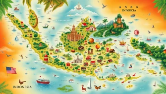 Wallpaper Peta Indonesia