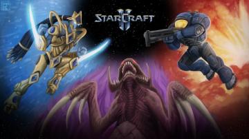 Starcraft Wallpaper Terran Protoss Zerg By Rsquared R