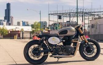 Wallpaper City Moto Bike Classic British Urban Triumph
