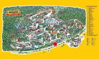 Park Map Kennywood Amusement With Image Theme