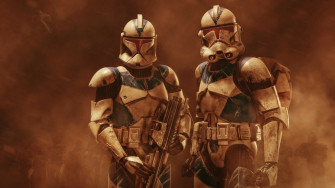 Clone Trooper Battle Wallpaper