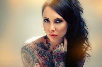 Tattooed Women Wallpaper