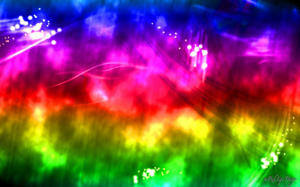 Neon Rainbow Wallpaper