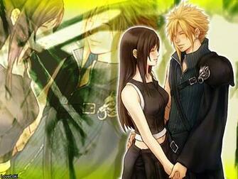 Cloud And Tifa In The Rain Jpg
