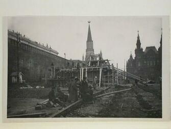 Of The Lateral Fa Ade Second Wooden Lenin Mausoleum