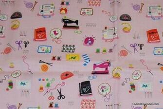 Sewing Themed Fabric