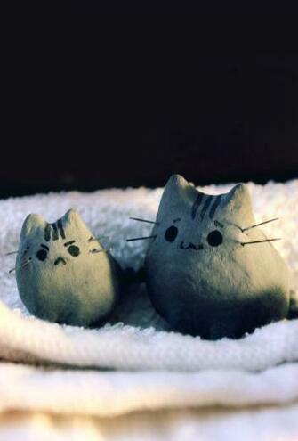 Ios7 Pusheen Cats Bed Parallax HD iPhone iPad Wallpaper
