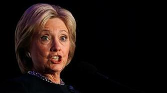Hillary Clinton Black Background