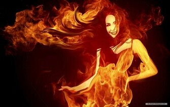 Art Wallpaper Flame Design