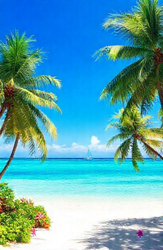 Tropical Island Wallpaper Screensavers