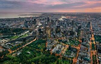 Wallpaper City Melbourne Australia Image For Desktop Section