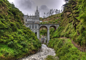Las Lajas Sanctuary South America Wallpaper