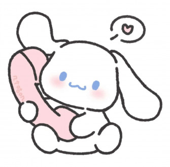 Cinnamoroll Taking A Call Sanrio Pfp Wallpaper