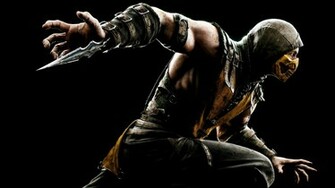 Scorpion Mortal Kombat X HD Wallpaper