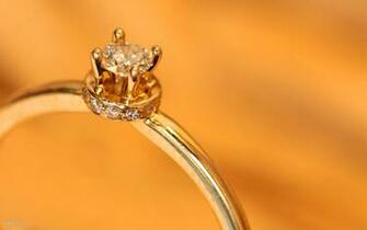 Gold Diamond Ring HD Wallpaper Gallery