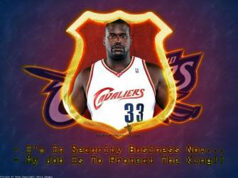 Shaquille O Neal Cleveland Cavaliers Wallpaper