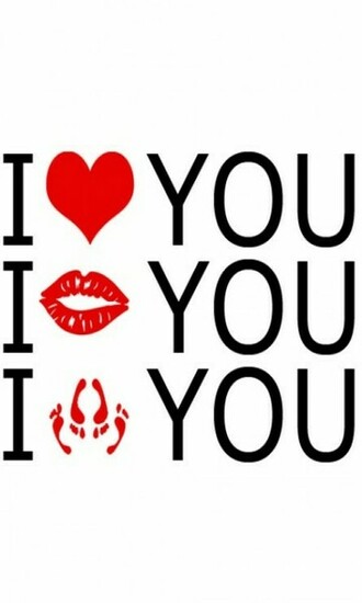 HD I Love U Smartphone Wallpaper