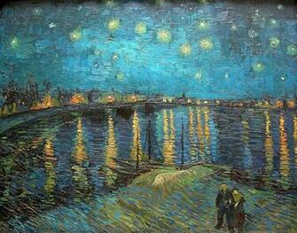 Starry Night Over The Rhone Wallpaper