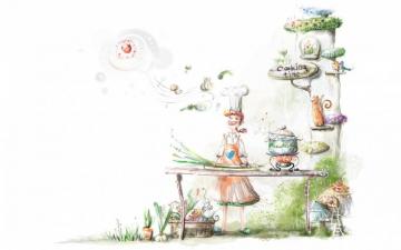 Cooking Time Wallpaper Stock Photos