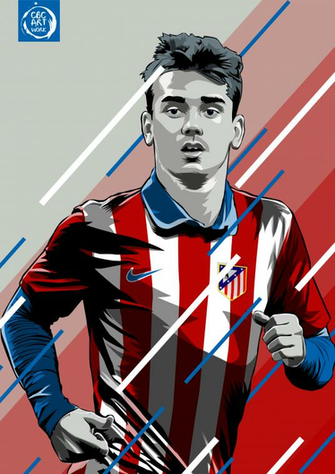 Antoine Griezmann Fond Cran Wallpaper