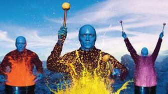 Blue Man Group Computer Wallpaper Desktop Background