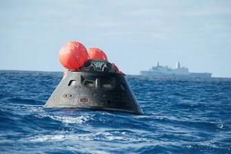 Background That Concludes Its First Test Flight On The Eft Mission