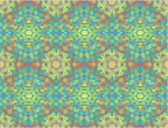 Kaleidoscope Seamless Pattern With Colourful Squares Vector Image