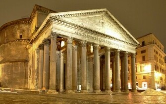 Roman Pantheon Wallpaper The Night City