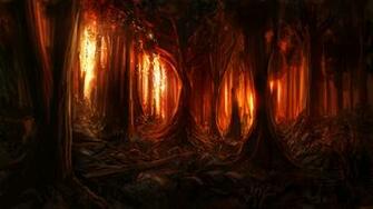 Burning Woods HD Wallpaper Background Image Id