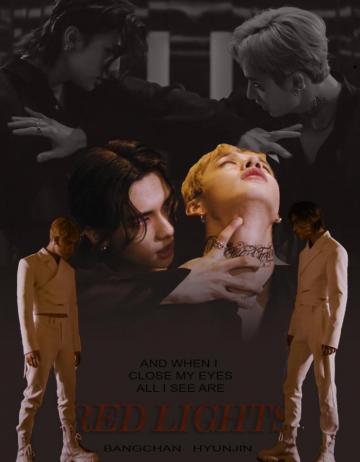 Red Lights Fanmade Poster R Straykids