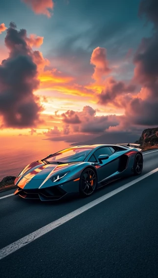 Lamborghini Aventador Phone Wallpaper