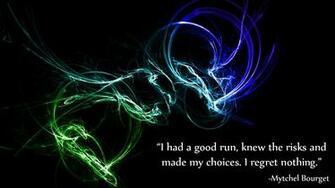 Green Blue Minimalistic Quotes Neon Art Wallpaper