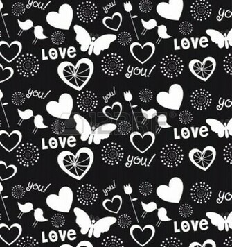 Hearts Love And Background Black White Illustration Jpg