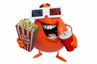 Wallpaper 3d Funny Monster Cartoon Cute Smile Cinema Movie