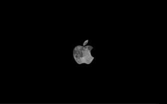 Black Apple Desktop Wallpaper HD Background