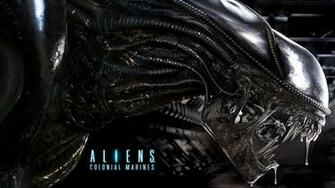 Video Game Aliens Colonial Marines Alien Wallpaper