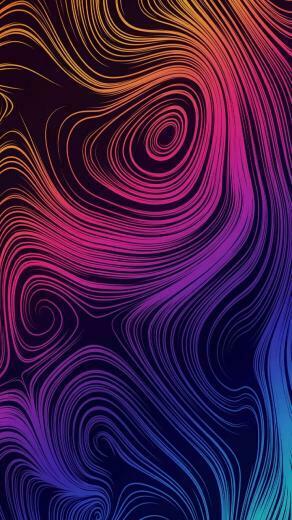 Colourful Fluid Ink Wallpaper Processing 2d Artwork Graphic