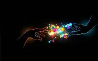 All 4u Wallpaper 3d Colour Ful Neon Love HD