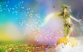 Goddess Spring Wallpaper And Image Pictures Photos