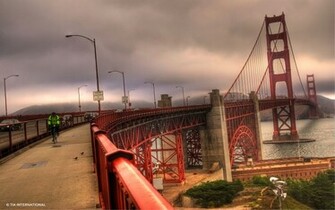San Francisco Wallpaper The Golden Area Through