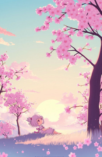 Pink Anime Wallpaper