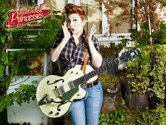 Rock Princess Guitar Wallpaper Fond Cran Gretsch