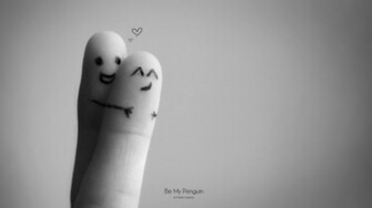 Fingers Monochrome Wallpaper