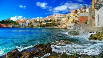 Syros Greece Wallpaper