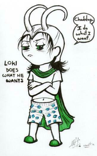 Chibi Loki By Recordkeeper