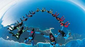 Extreme Sports Parachute Wallpaper HD