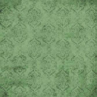 Damask Green Paper June In The Park Digital Scrapbooking Kit By